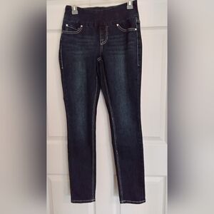 Women's Jag High Rise Skinny Pull-up Dark Blue Jeans